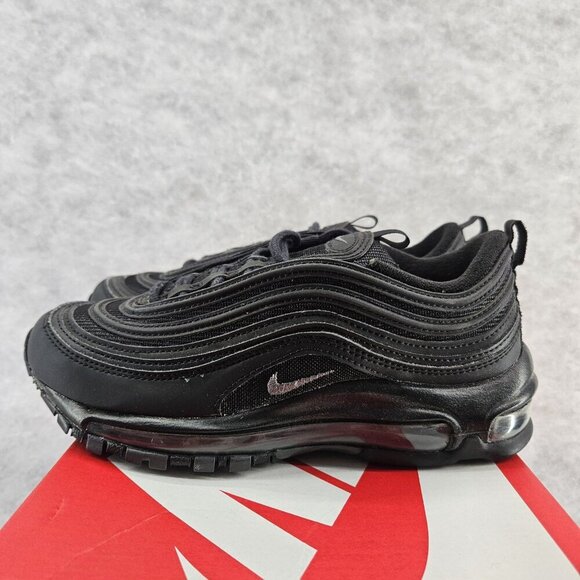 Nike Air Max 97 Triple Black Anthracite‎ Size 6.5 921733-001 Women's NEW - Picture 4 of 11